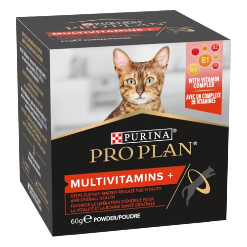PRO PLAN Aliment complémentaire Multivitamins+ pour Chat 60g