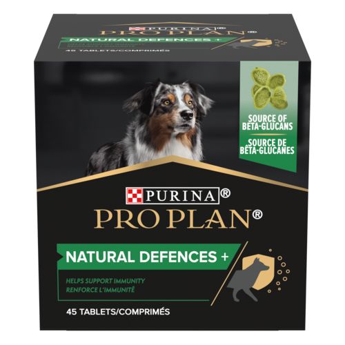 PRO PLAN Aliment complémentaire Natural Defenses+ pour Chien 67g / 45 comprimés