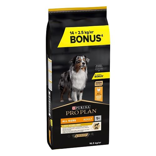PURINA PRO PLAN All Size Light. Croquettes allégées chien toutes races
