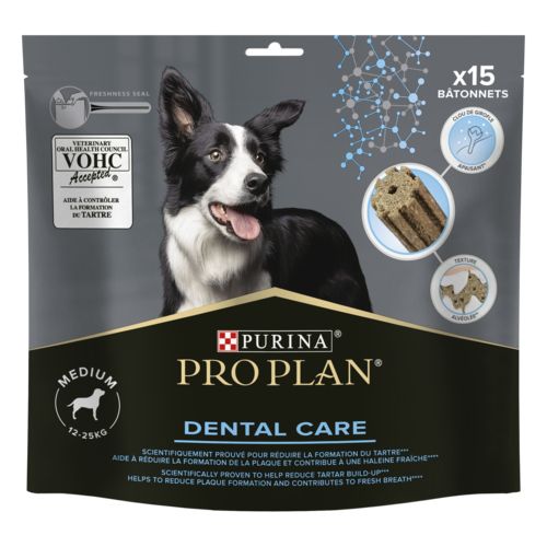 PRO PLAN Bâtonnets Dental Care pour chien medium x 15 (345g)