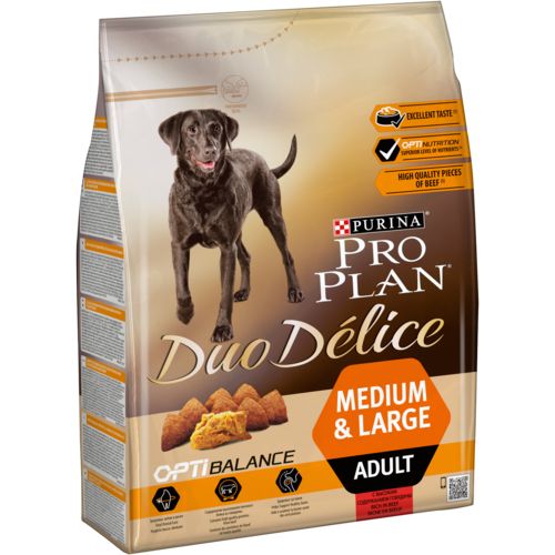 PURINA PRO PLAN Croquettes chien Duo Delice Medium Large