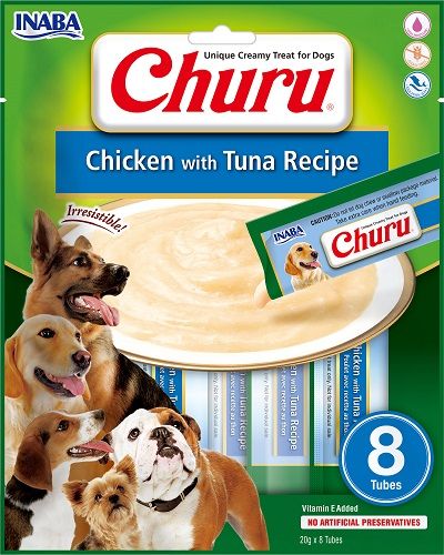 INABA Purée Poulet Thon Churu pour chien