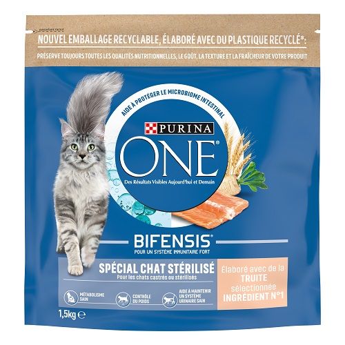 PURINA ONE BIFENSIS Croquettes chat adulte stérilisé ou castré
