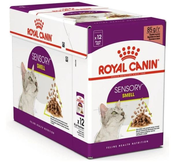 ROYAL CANIN SENSORY SMELL pâtées pour chat en sauce