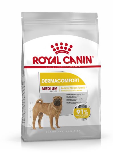 ROYAL CANIN Croquettes Chien adulte Medium Dermacomfort