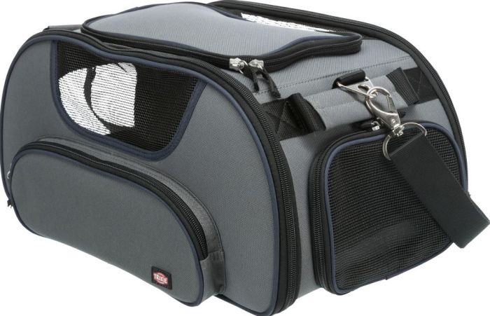 Sac de transport pour chien chat gris