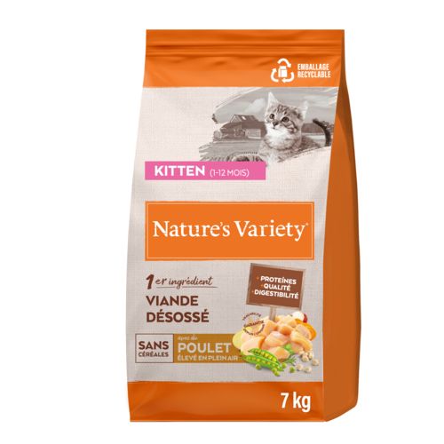 Nature's variety Croquettes chaton Selected poulet
