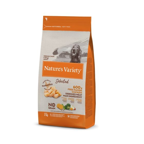 Nature's variety Croquettes chien Selected medium adult poulet