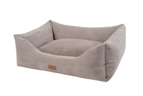 Sofa suédine beige pour chien WOUAPY