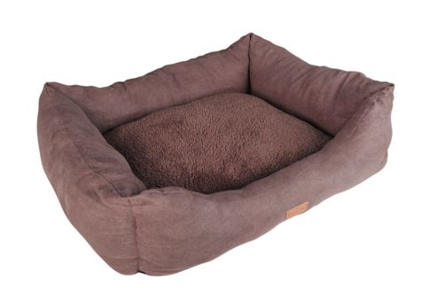 Sofa suédine marron pour chien WOUAPY