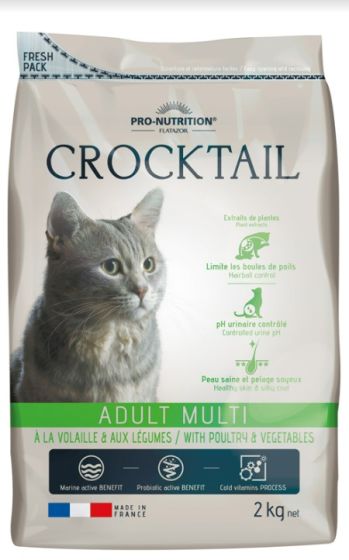 PRO-NUTRITION Croquettes Crocktail adult multi pour chat