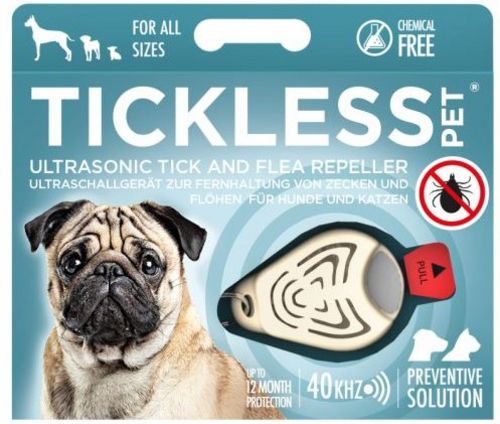 TICKLESS PET A PILE Répulsif puces et tiques beige CYNNOTEK