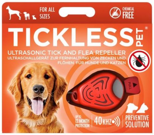 TICKLESS PET A PILE Répulsif puces et tiques orange CYNNOTEK