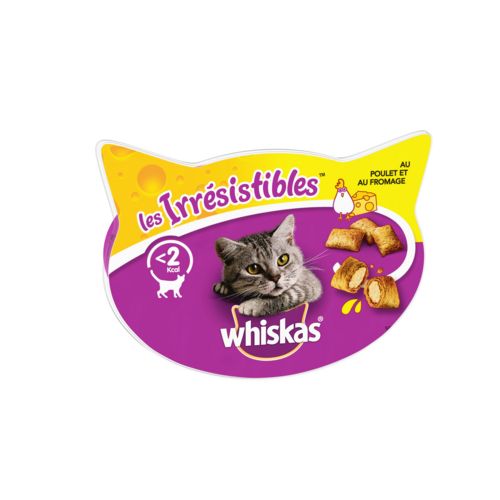 WHISKAS Les Irrésistibles Poulet et Fromage.