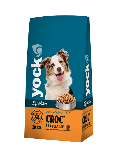 YOCK EQUILIBRE Croquettes chien Croc’ Volaille