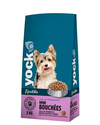 YOCK EQUILIBRE Croquettes chien Mini Bouchées Petites Races