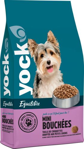 YOCK EQUILIBRE Croquettes chien Mini Bouchées Petites Races