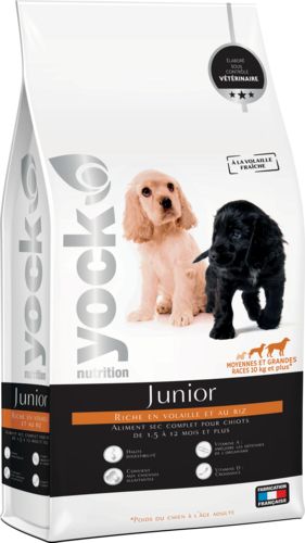 YOCK NUTRITION Croquettes chiot moyennes et grandes races