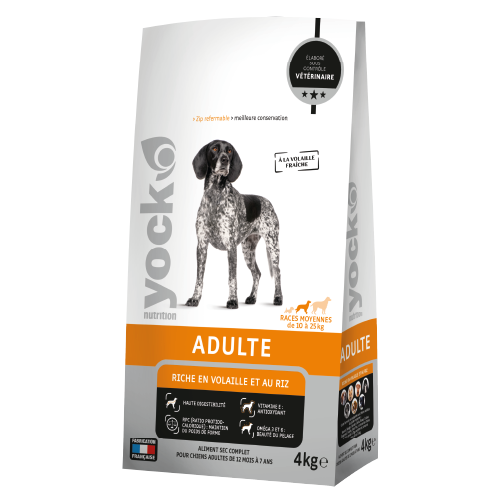 YOCK NUTRITION Croquettes chien moyennes races