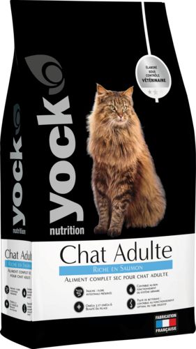 YOCK NUTRITION Croquettes chat au saumon