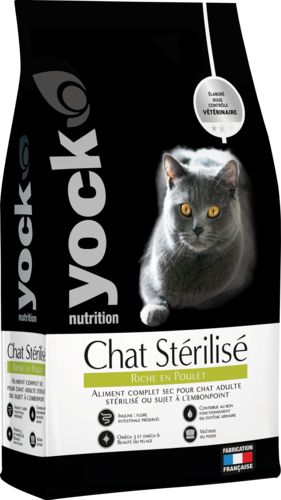 YOCK NUTRITION Croquettes pour chat stérilisé