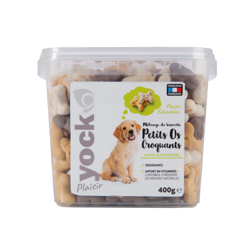 YOCK PLAISIR Friandises Petits Os Croquants pour chiot