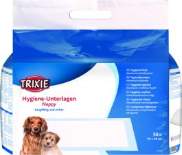 Tapis D'apprentissage Pour Chiot - 60x60 Cm - Lot De 50 Pièces - Jetables, Absorbants