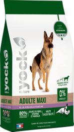 YOCK NATURE Croquettes sans céréales chien grande race 12 kg