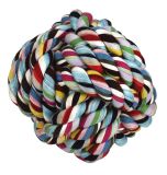 Jouet Balle nouée en coton pour chien KERBL