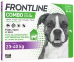 Pipettes anti-puces et anti-tiques chien de 20 à 40 kg FRONTLINE COMBO