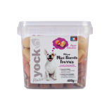 YOCK PLAISIR Friandises Mix Mini Biscuits Fourrés pour chien