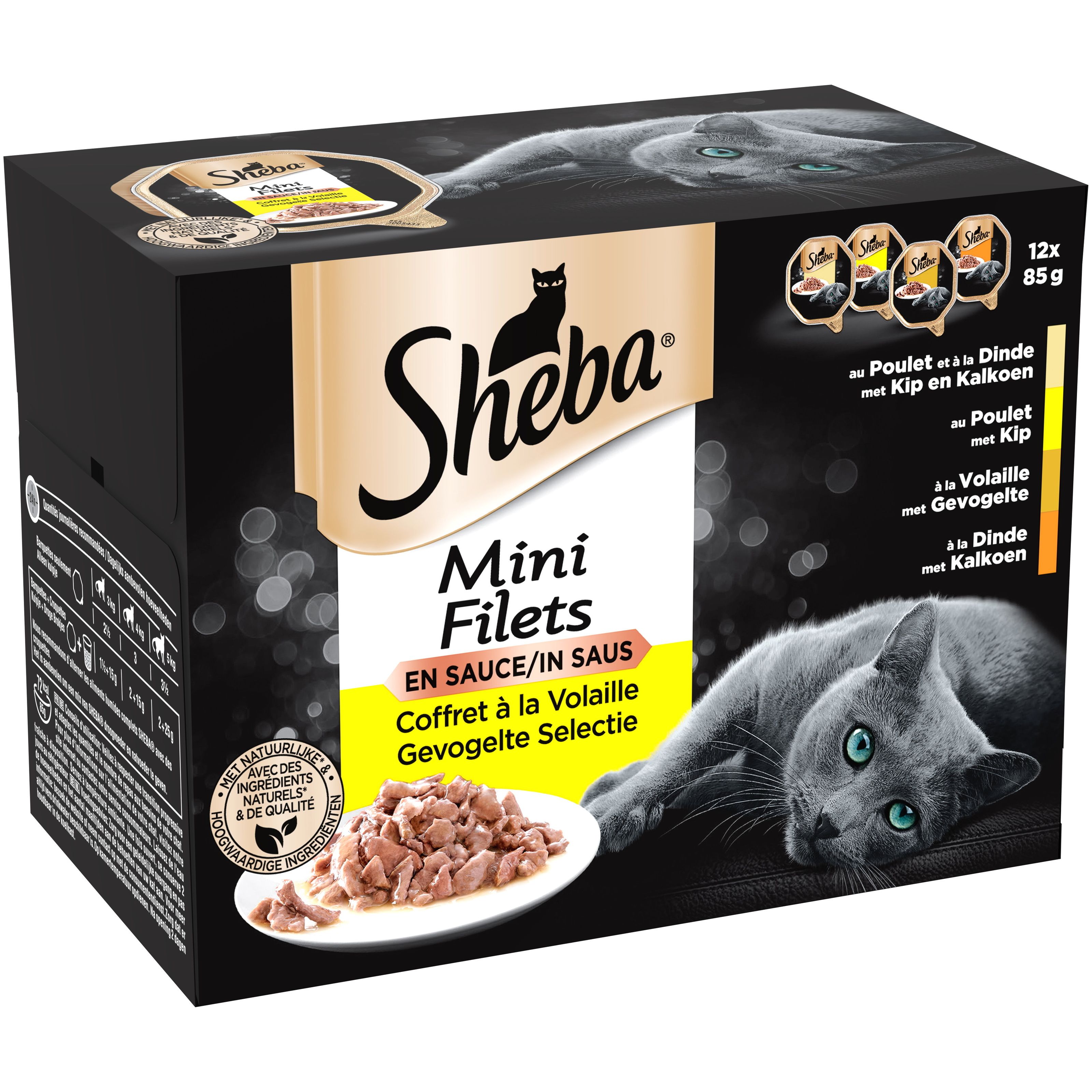 🐱 Analyse et infos sur Sheba Mini filets en sauce Sélection aux