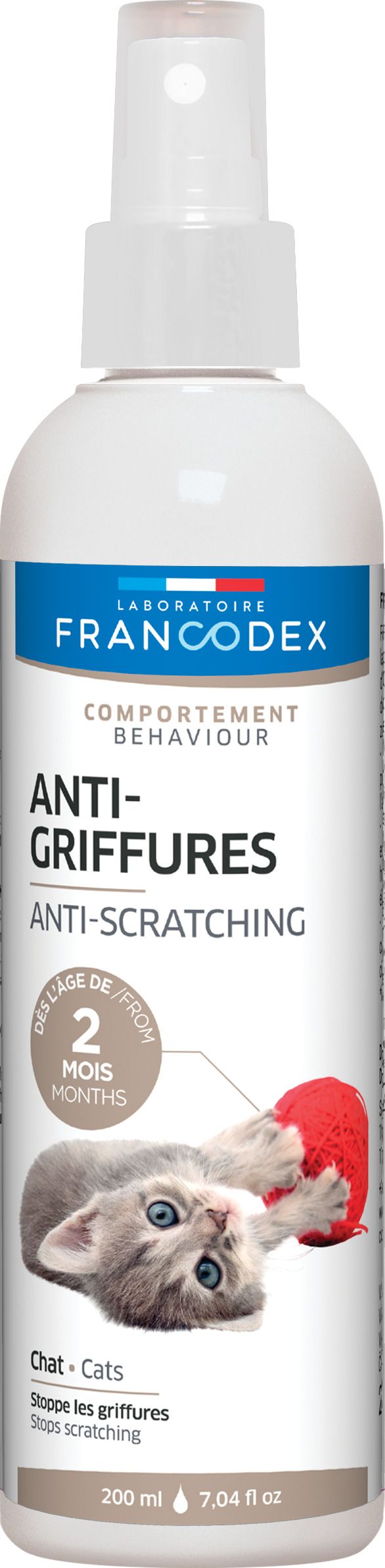 Comportement Chat – Francodex Répulsif d'intérieur – 200 ml