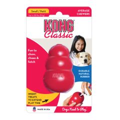 Jouet éducatif rebondissant à mâcher Classic S pour chien KONG