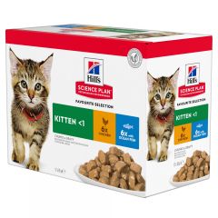HILL’S SCIENCE PLAN Pack Mixte. 12x85 g.
