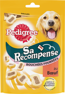 PEDIGREE Sa Récompense Bouchées Fourrées. 155 g.