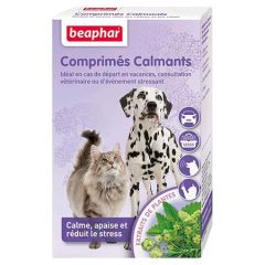Comprimés calmants à base de plantes pour chien et chat BEAPHAR 20 cps