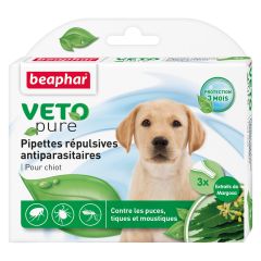 VETOPURE pipettes répulsives antiparasitaires pour chiot BEAPHAR