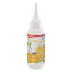 Lait nettoyant Bio pour les oreilles du chien et du chat huiles de citron et de lavandin  BEAPHAR