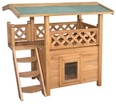Maisonnette pour chat Lodge KERBL 77 x 50 x 73 cm
