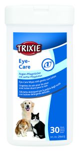 30 lingettes nettoyantes pour les yeux des chiens et chats TRIXIE