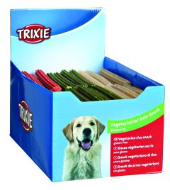 TRIXIE Sticks à mâcher 150 pièces Friandise 100 % végétale Chien