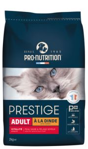 PRO-NUTRITION Croquettes Prestige pour chat à la dinde