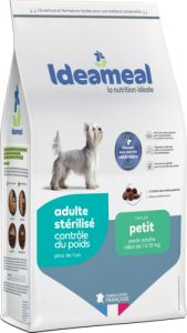 IDEAMEAL Croquettes pour chien adulte stérilisé 3kg