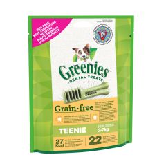 GREENIES Grain Free Teenie 170 g. Friandise sans céréales pour Mini chien