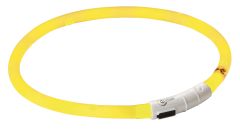 Collier jaune lumineux et étanche pour chien Maxi Safe KERBL