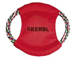 Frisbee à corde en coton et nylon de 22 cm pour chien KERBL
