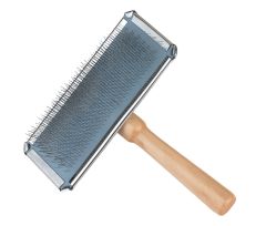 Brosse douce à picots métalliques souples pour chien KERBL Brosse pour retirer les poils morts et les nœuds légers