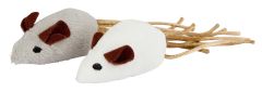 Lot de 2 souris rigolotes pour chat Souris avec Catnip 7 x 4 KERBL