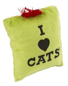 Jouet coussin en peluche avec CatNip pour chat 8 x 10 cm KERBL